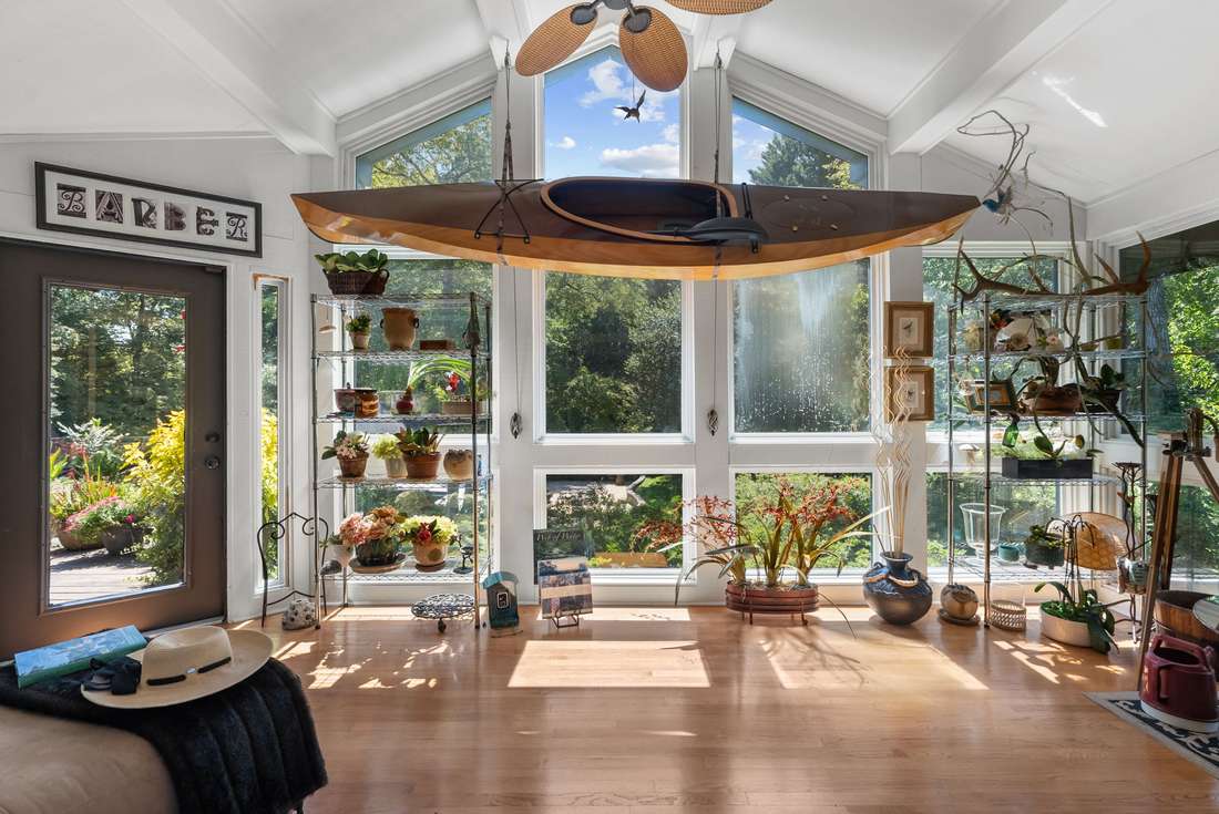 Sunroom, glazed on three sides